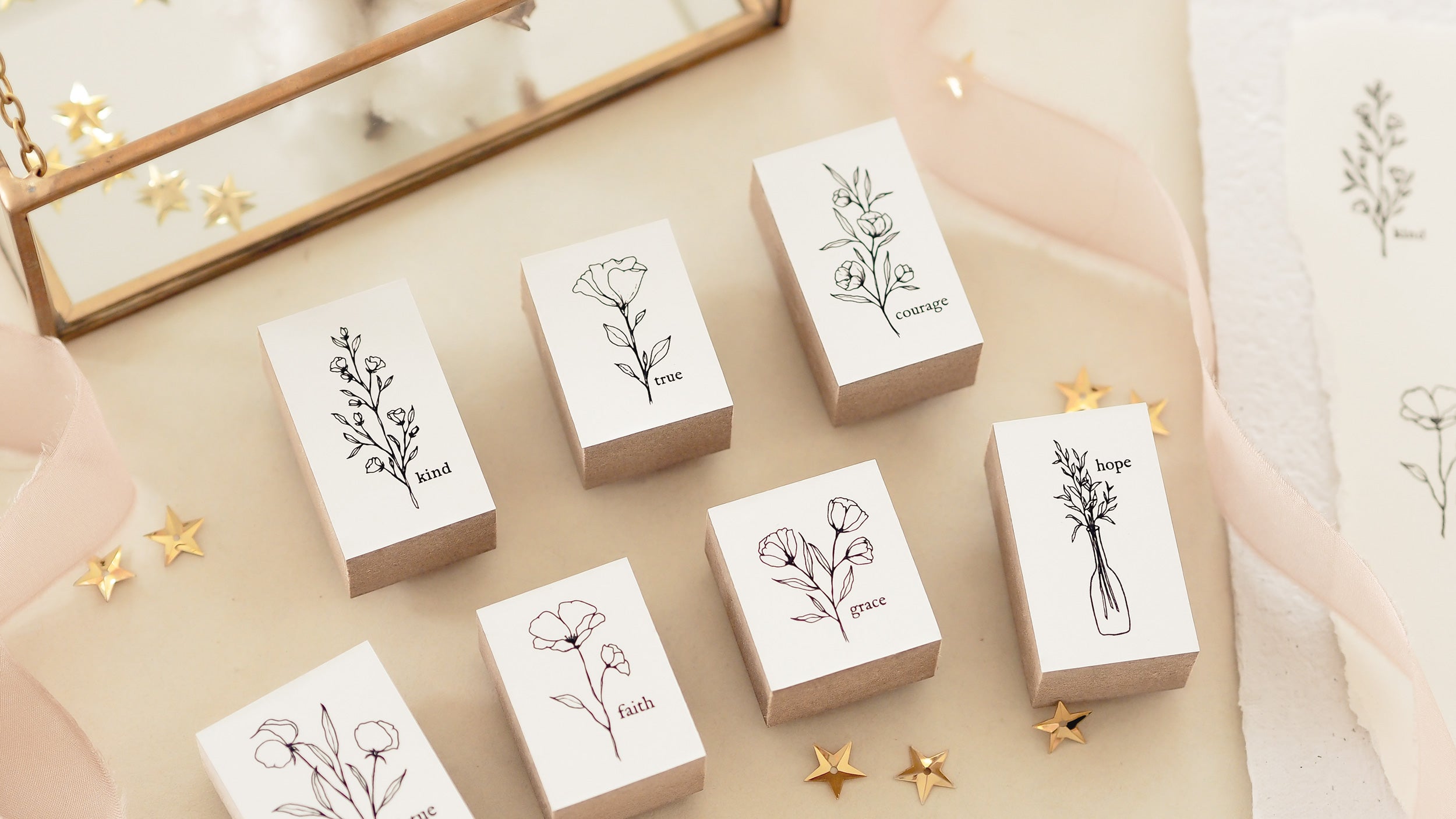 Blinks of Life - Le Jardin Botanical Stamp Collection - True
