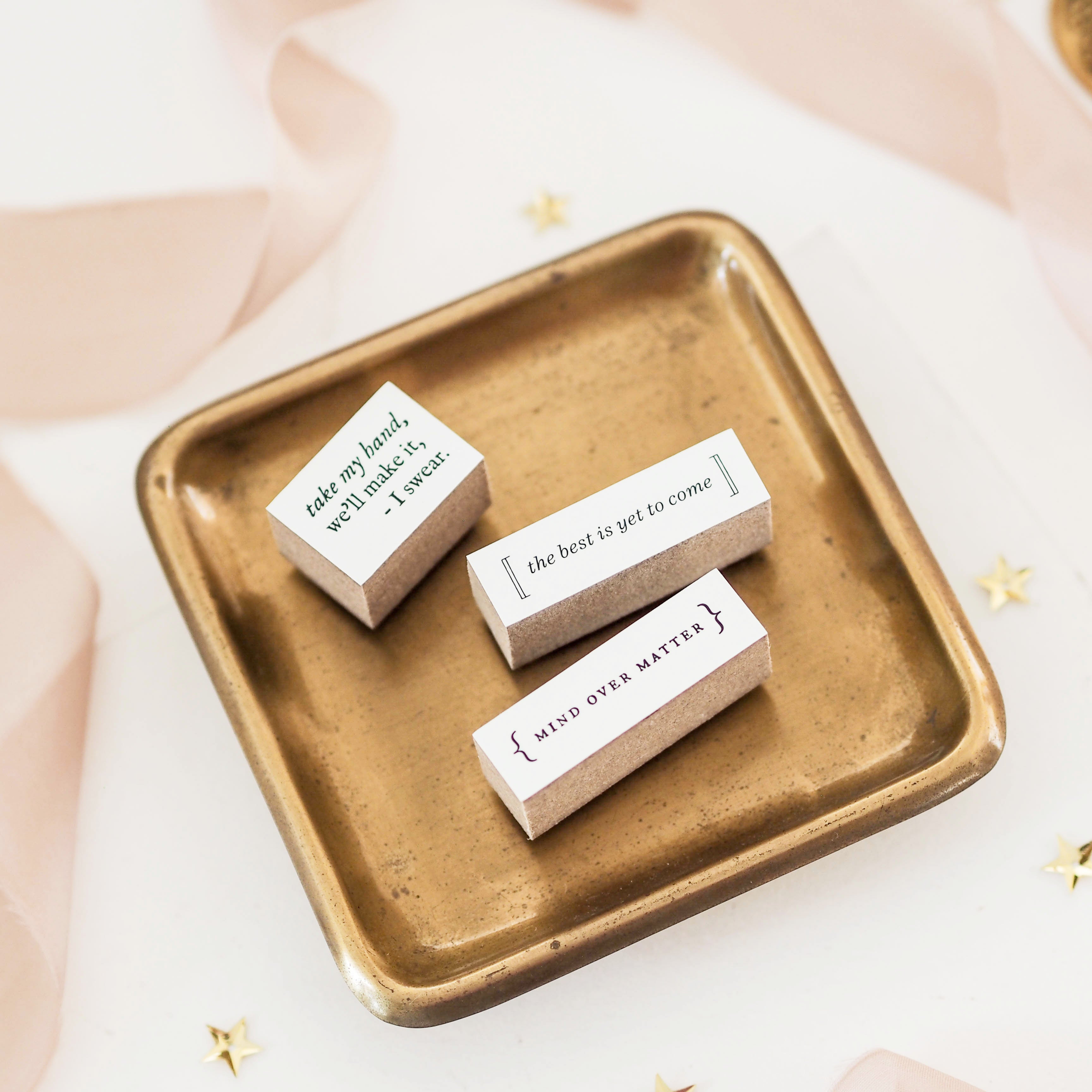 Blinks of Life Rubber Stamp - Words that Heal