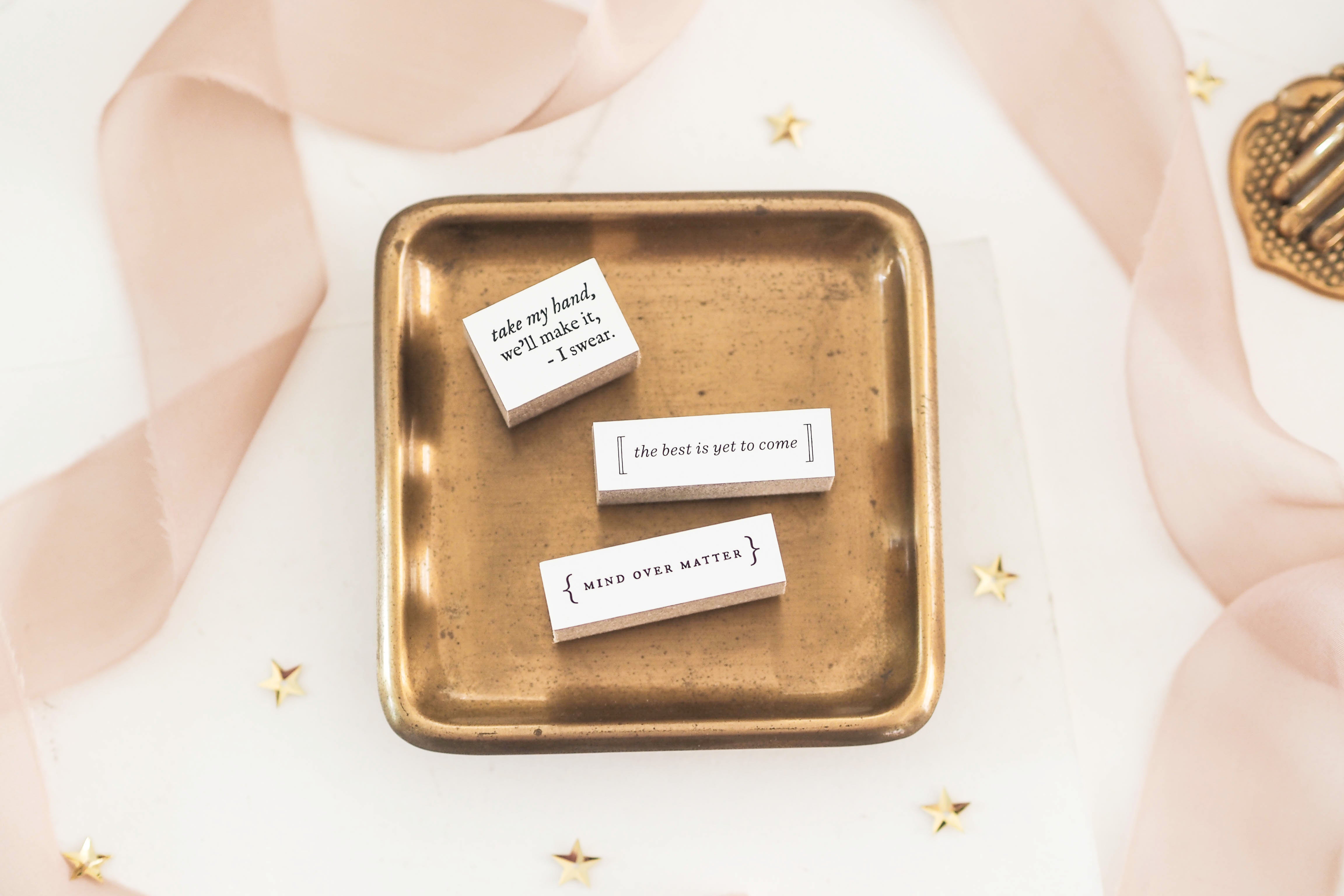 Blinks of Life Rubber Stamp - Words that Heal