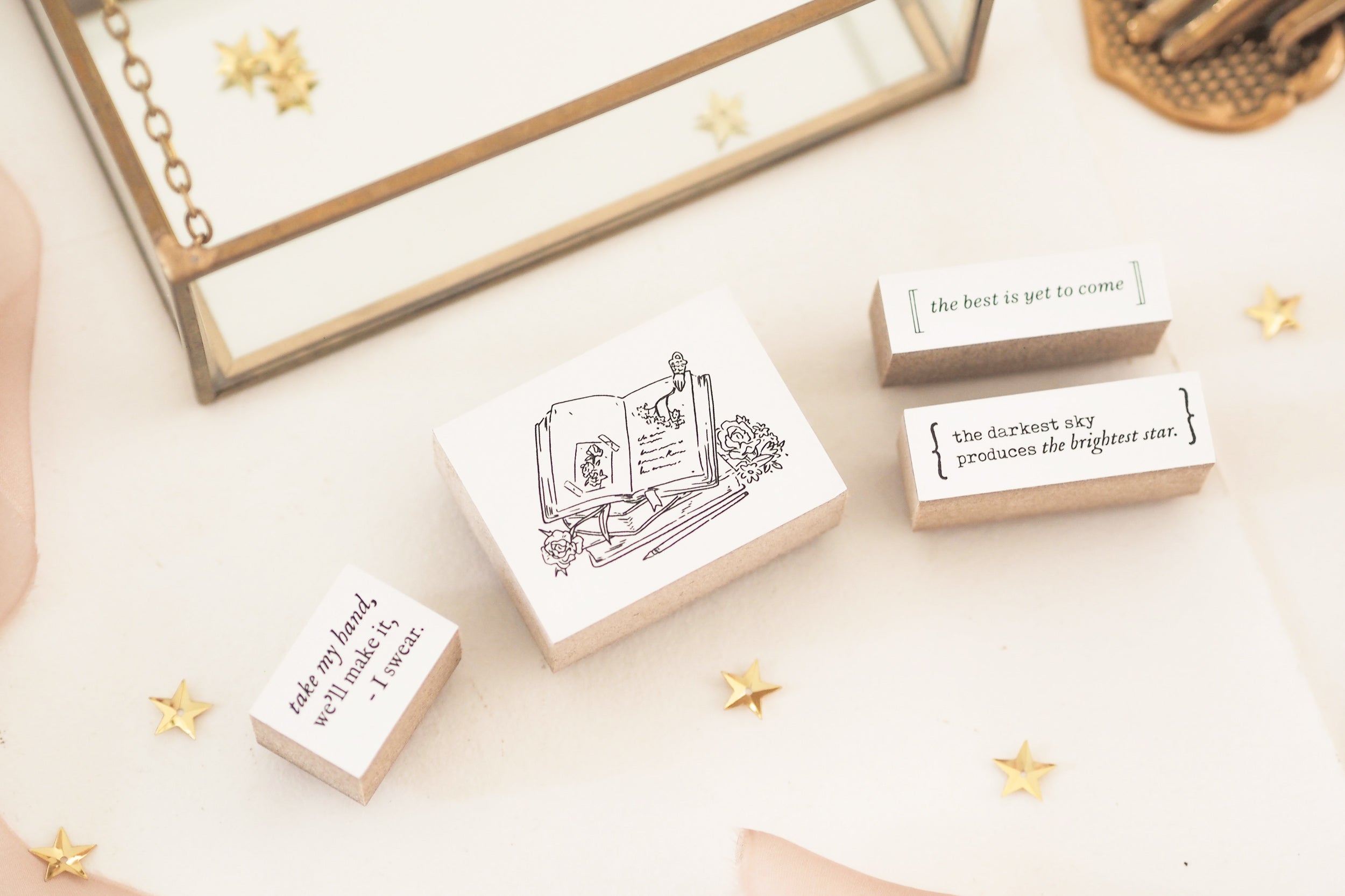 Blinks of Life Rubber Stamp - Words that Heal