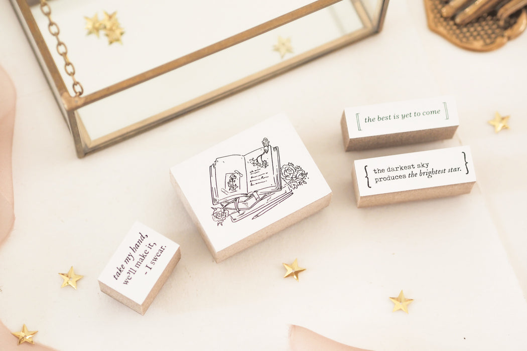 Blinks of Life Rubber Stamp - Words that Heal