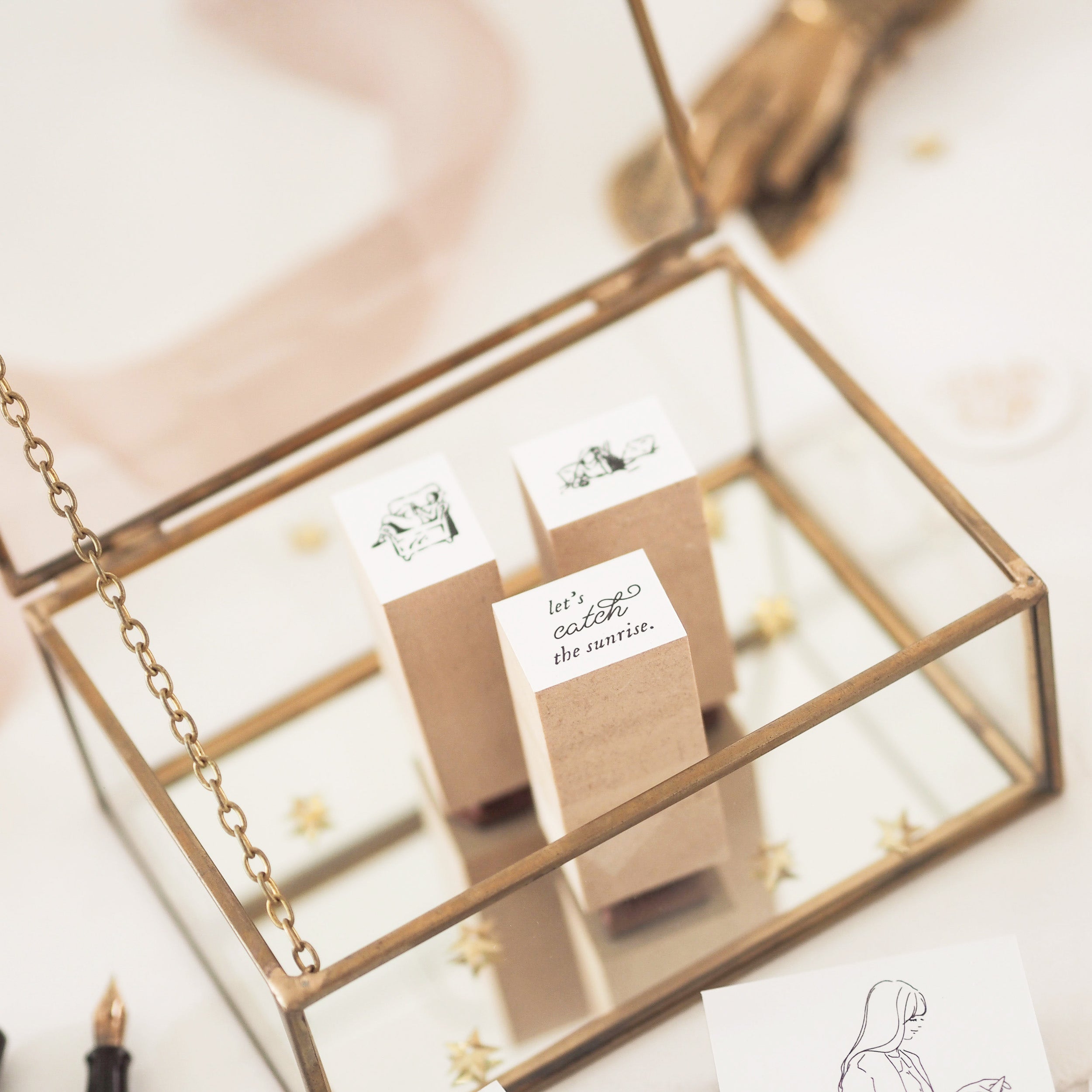 Blinks of Life Rubber Stamp - Words that Heal