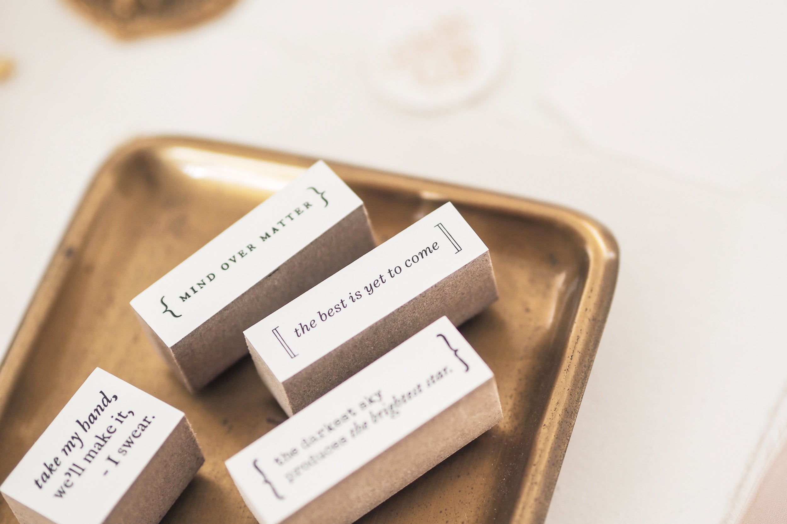 Blinks of Life Rubber Stamp - Words that Heal