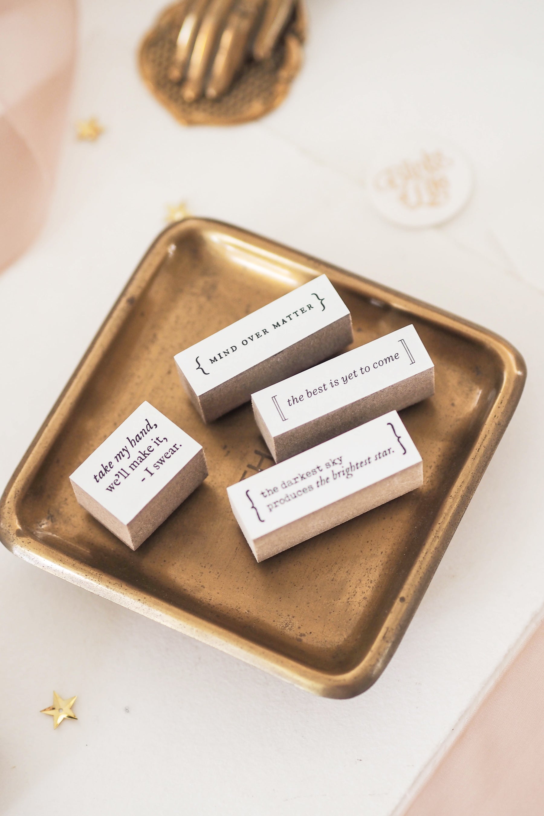 Blinks of Life Rubber Stamp - Words that Heal