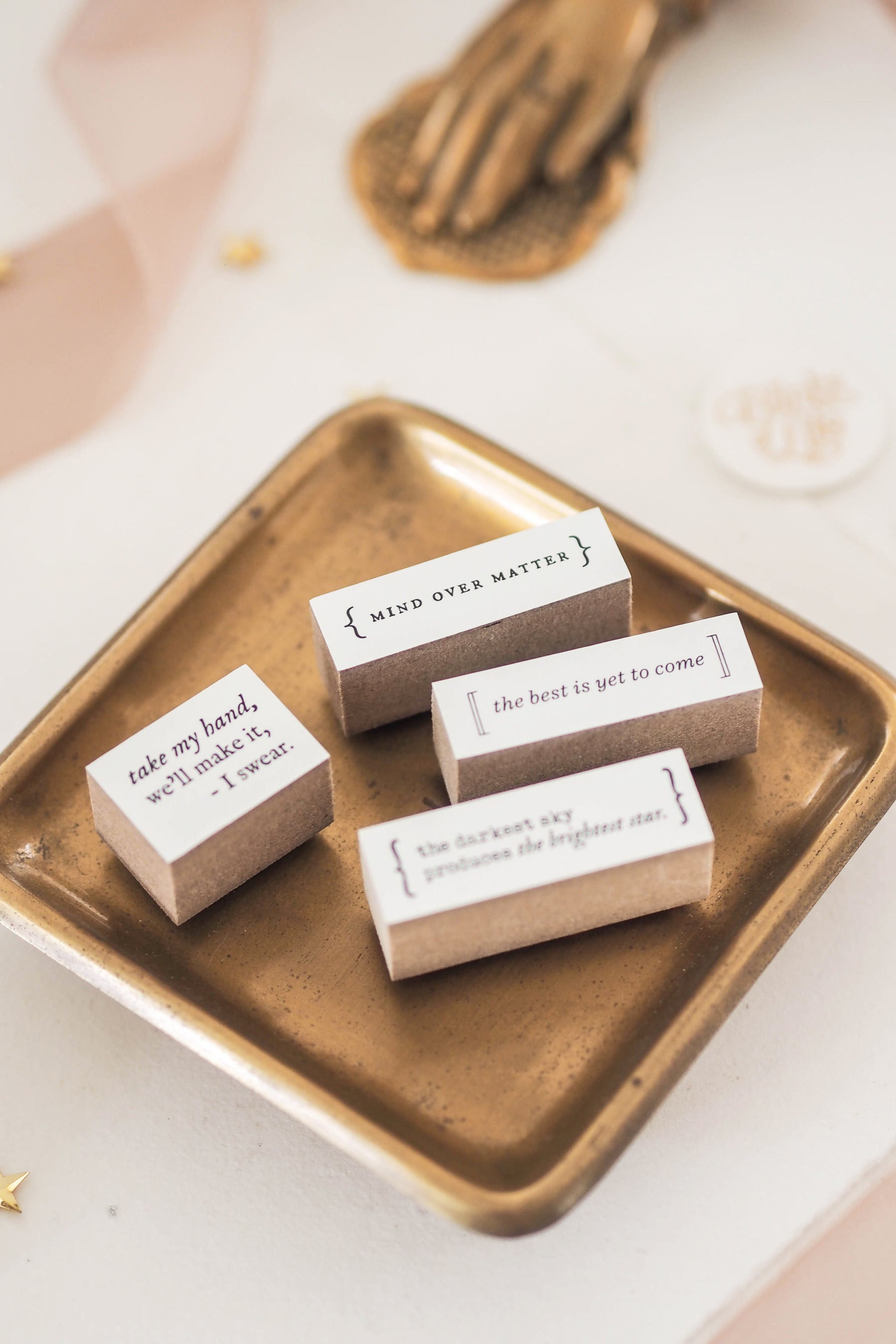 Blinks of Life Rubber Stamp - Words that Heal