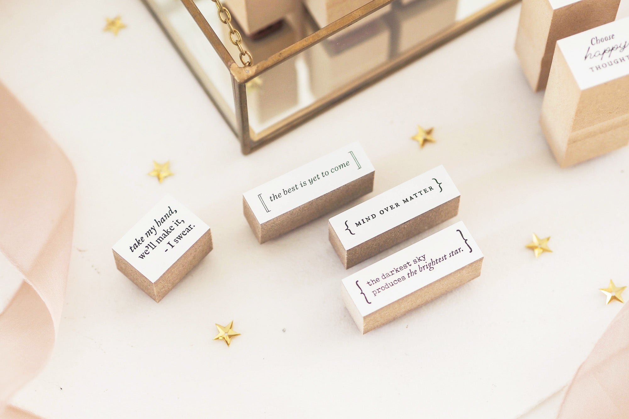 Blinks of Life Rubber Stamp - Words that Heal