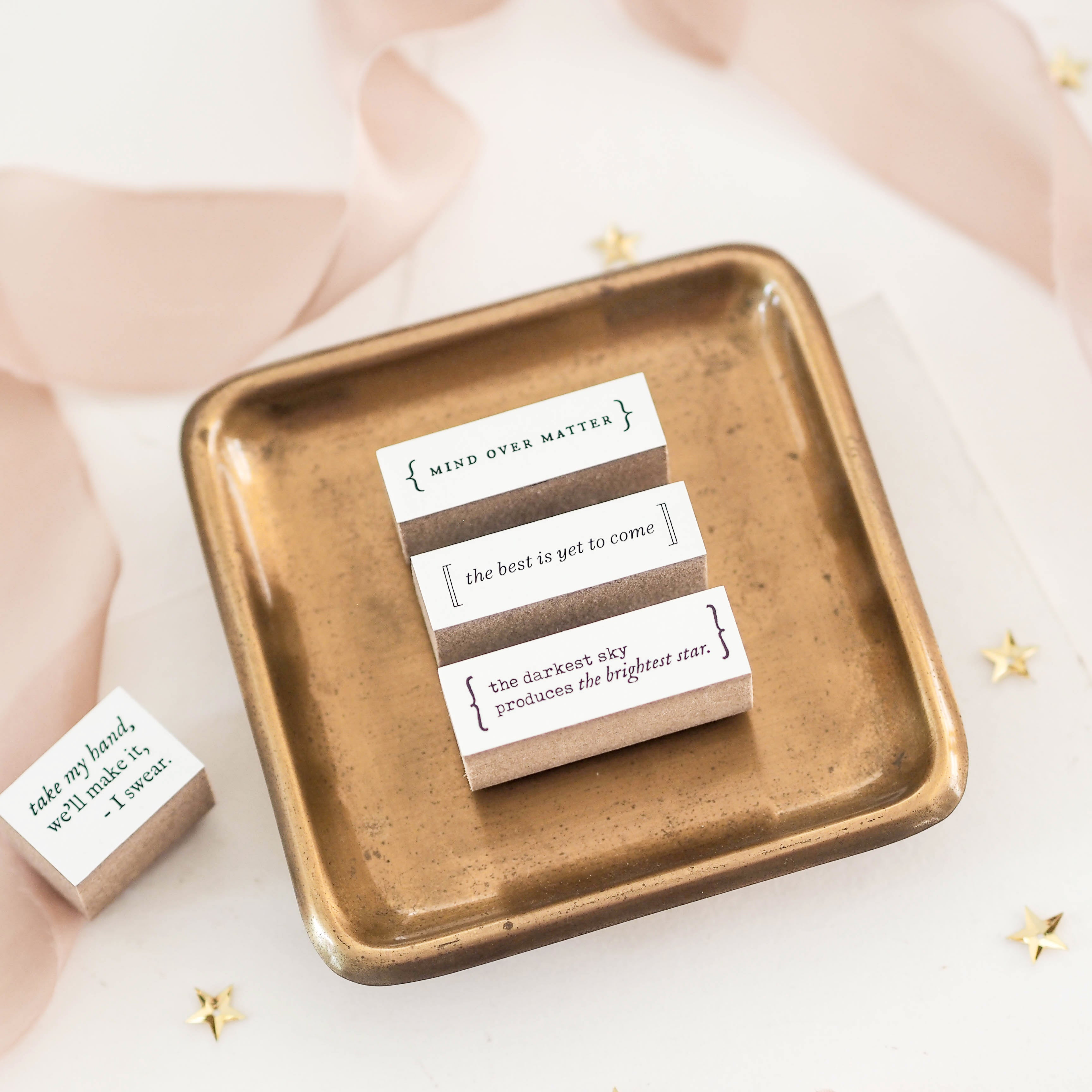 Blinks of Life Rubber Stamp - Words that Heal