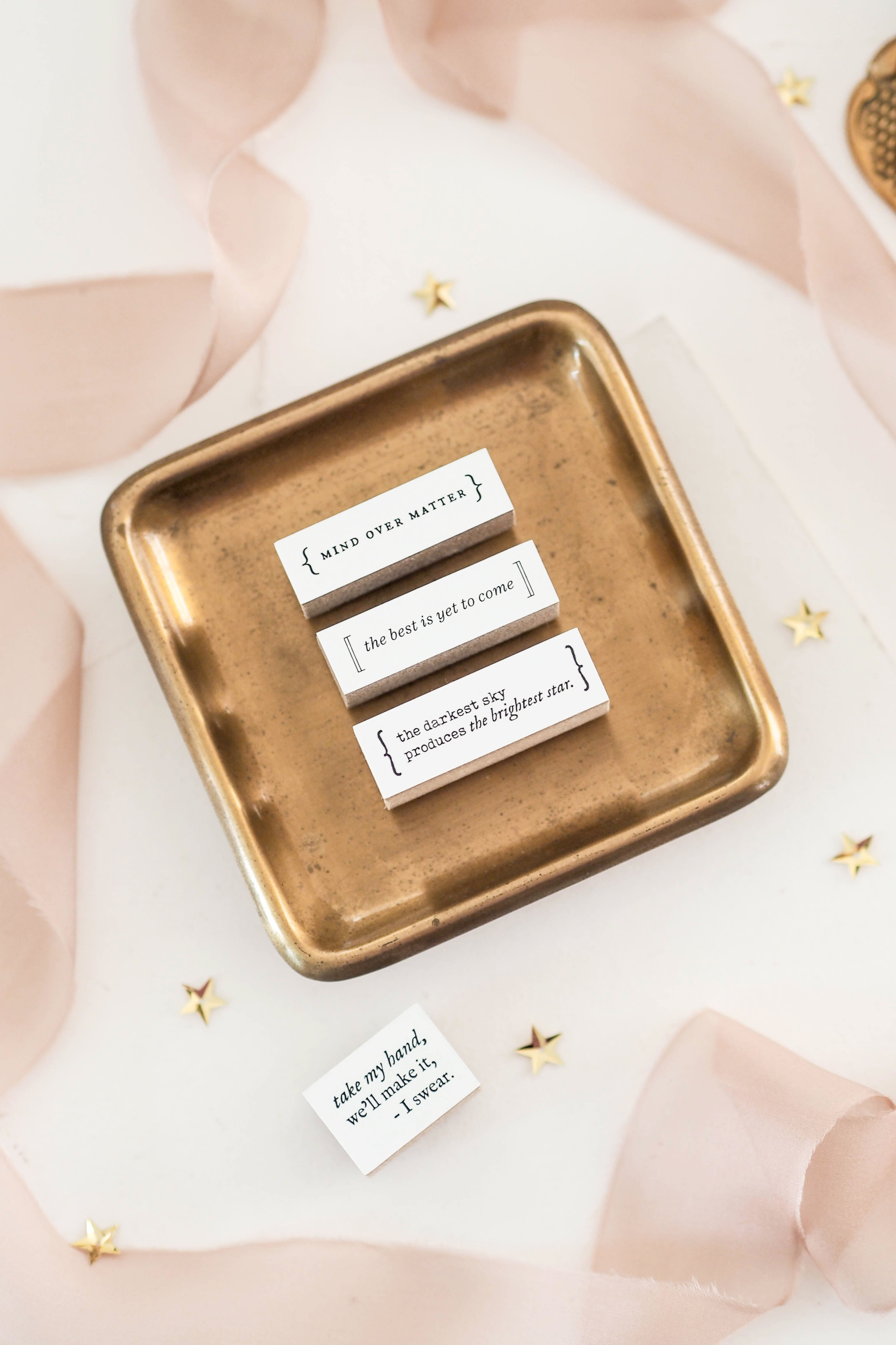 Blinks of Life Rubber Stamp - Words that Heal