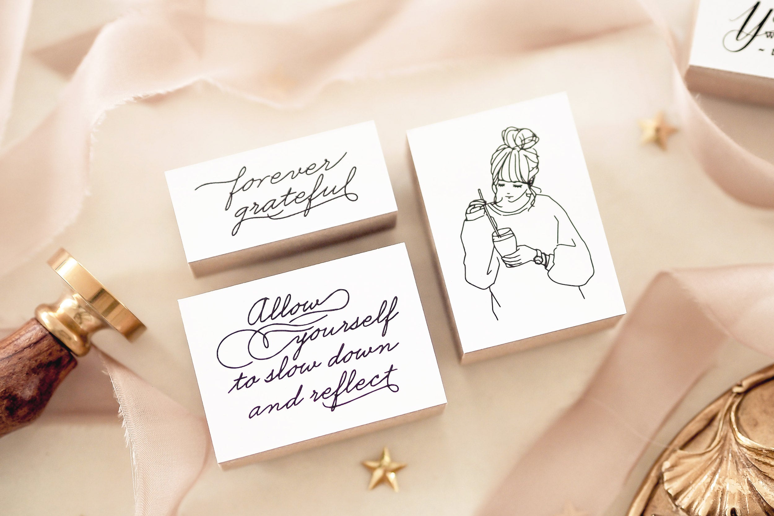 Blinks of Life - Olivia - Rubber Stamp