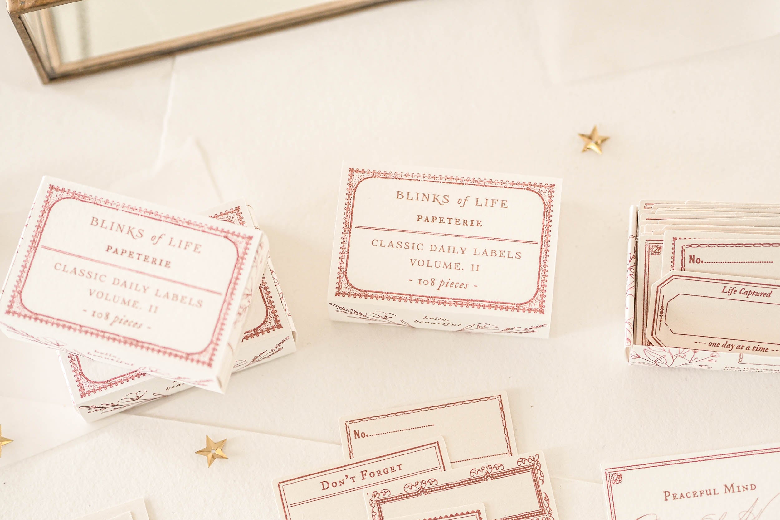 Blinks of Life - Classic Label Box Vol. II - Brown/Vintage Red