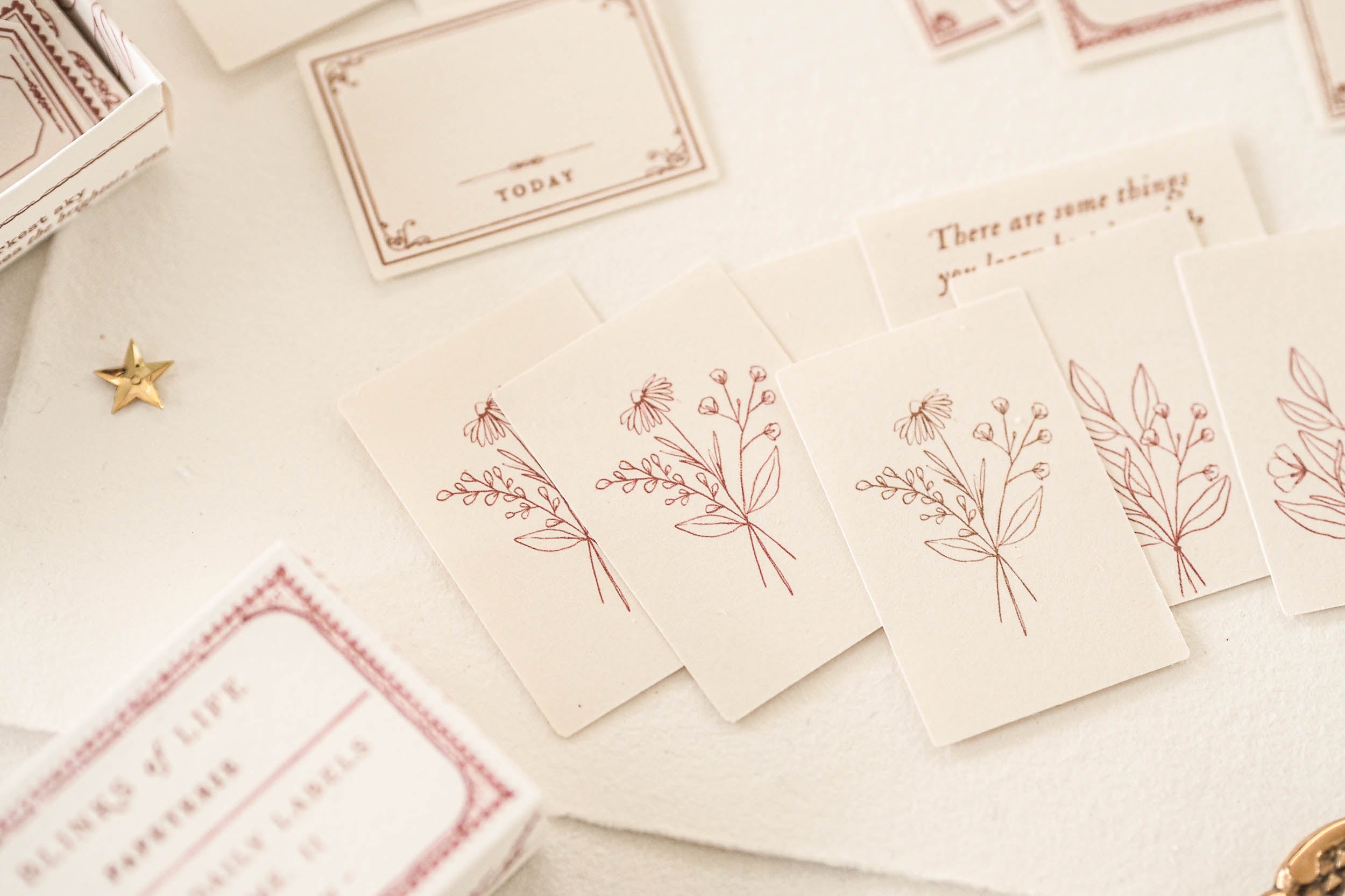 Blinks of Life - Classic Label Box Vol. II - Brown/Vintage Red