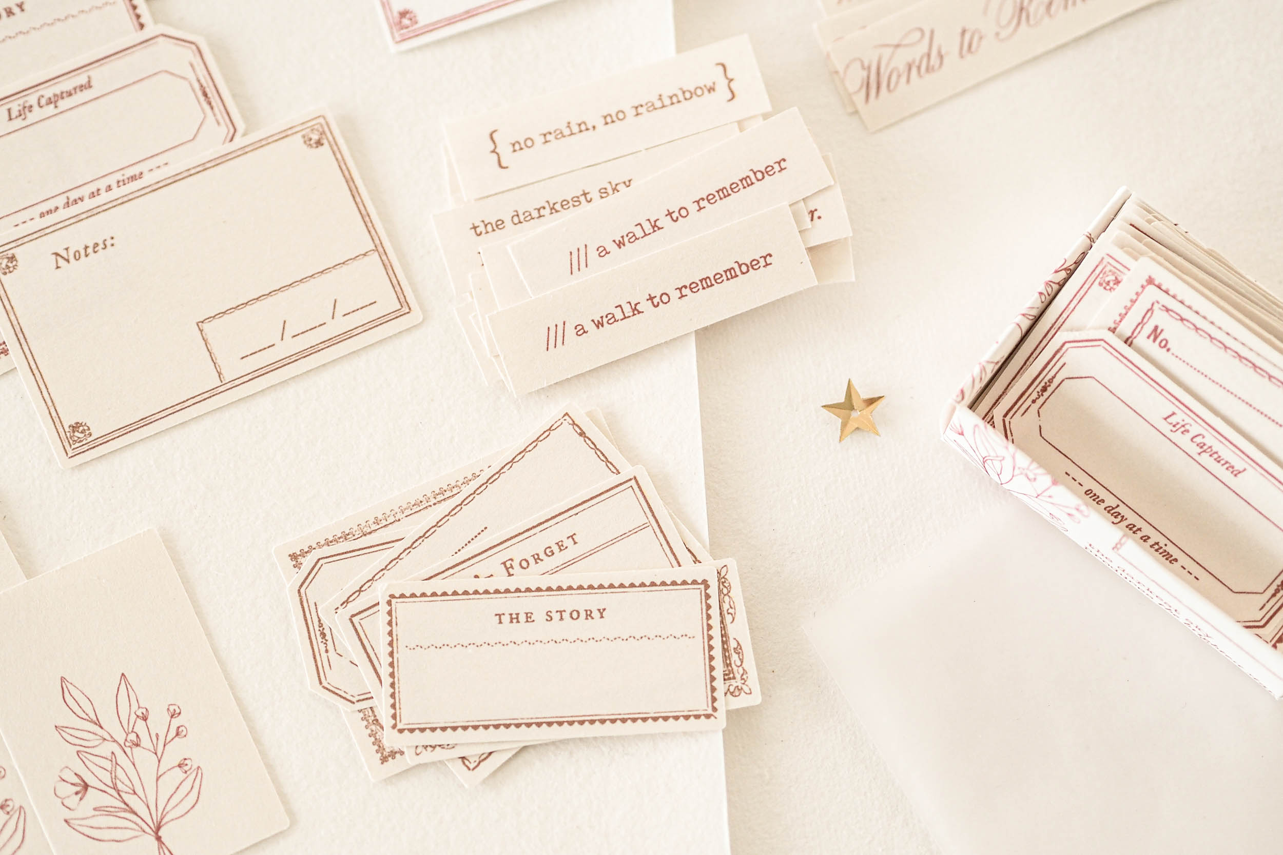 Blinks of Life - Classic Label Box Vol. II - Brown/Vintage Red