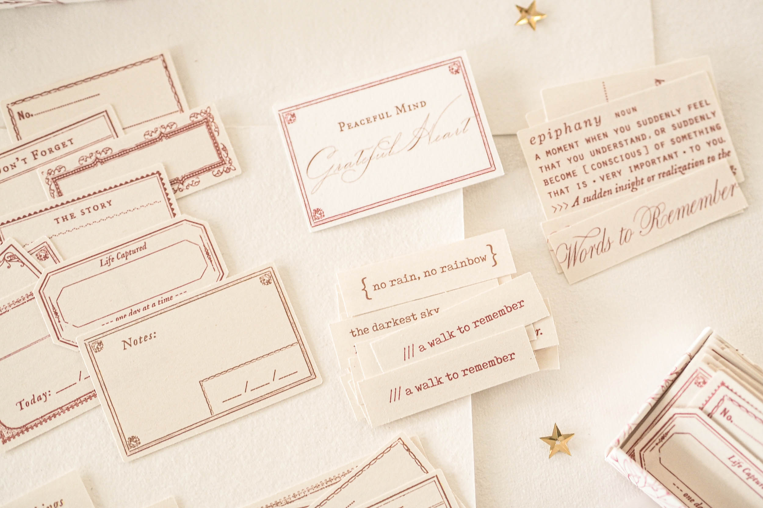 Blinks of Life - Classic Label Box Vol. II - Brown/Vintage Red