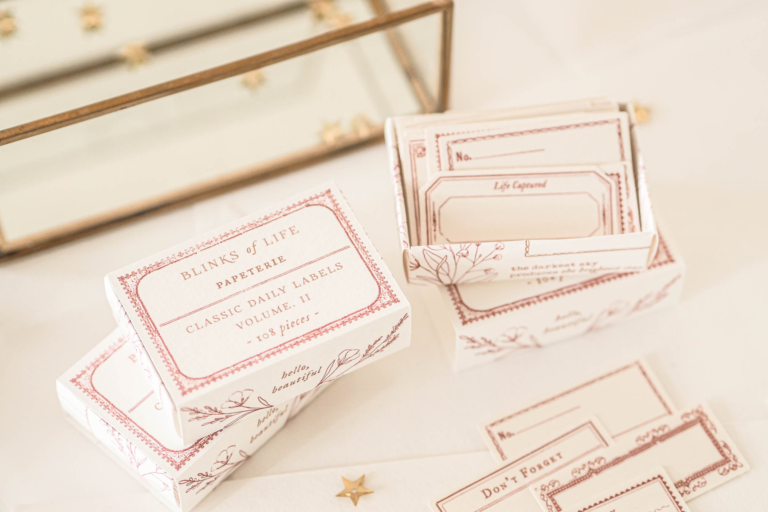 Blinks of Life - Classic Label Box Vol. II - Brown/Vintage Red