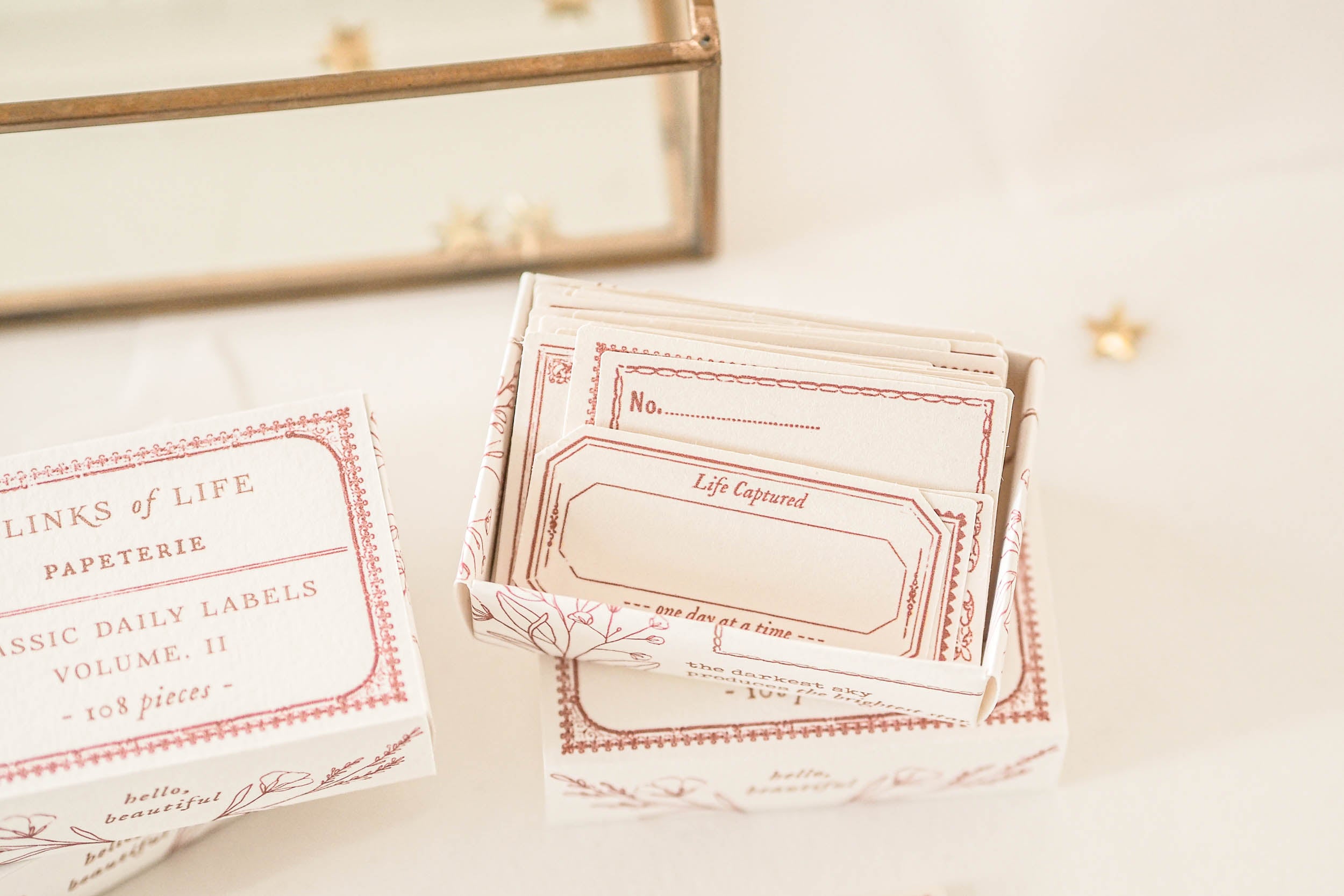 Blinks of Life - Classic Label Box Vol. II - Brown/Vintage Red