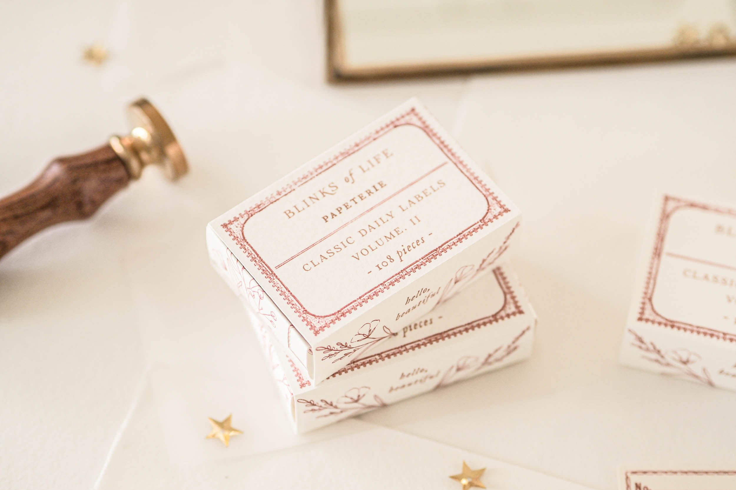 Blinks of Life - Classic Label Box Vol. II - Brown/Vintage Red