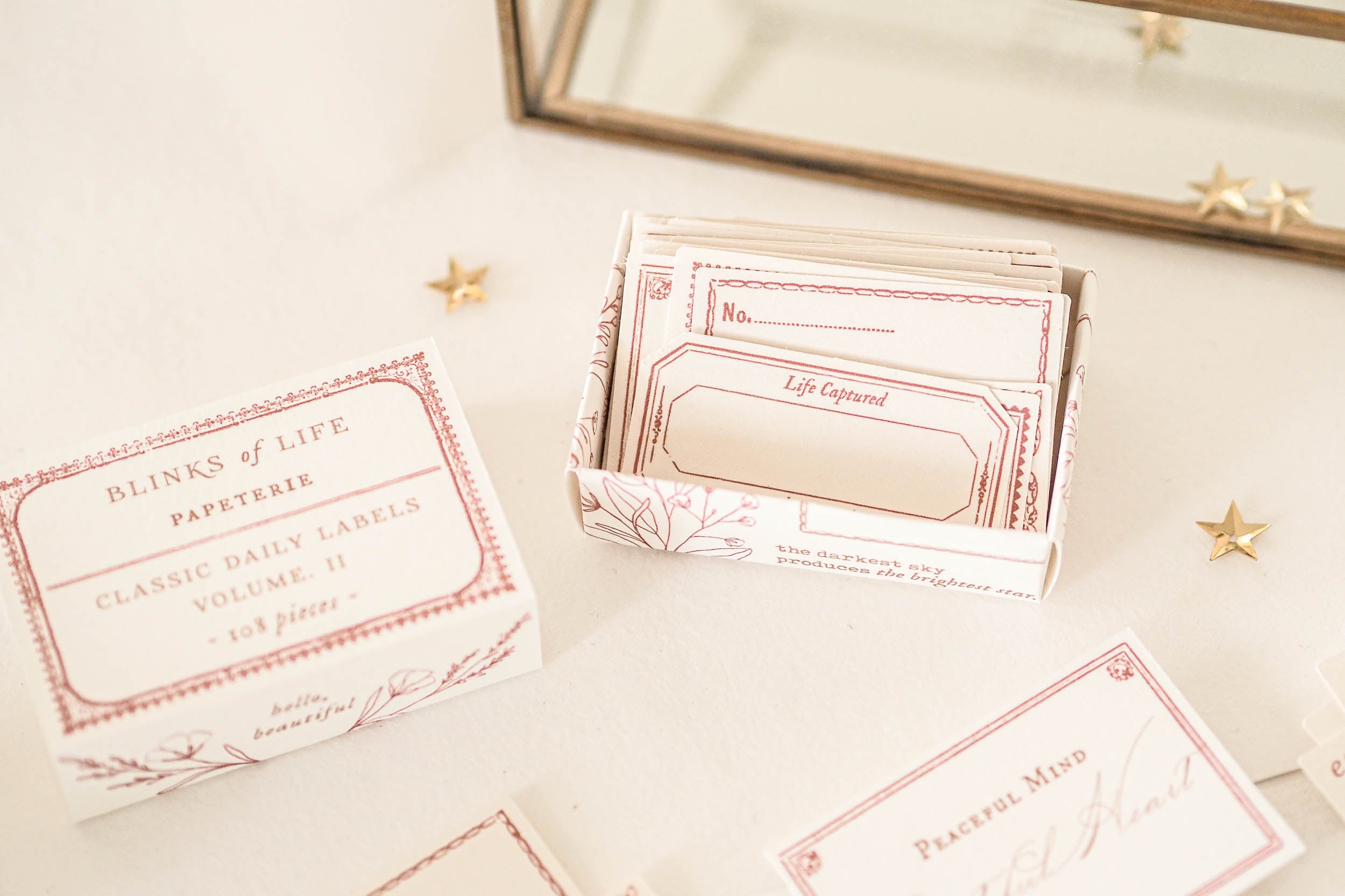 Blinks of Life - Classic Label Box Vol. II - Brown/Vintage Red