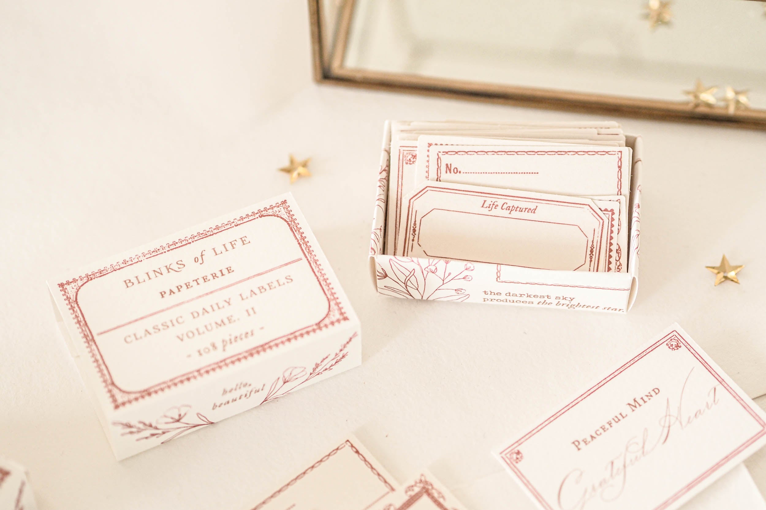 Blinks of Life - Classic Label Box Vol. II - Brown/Vintage Red