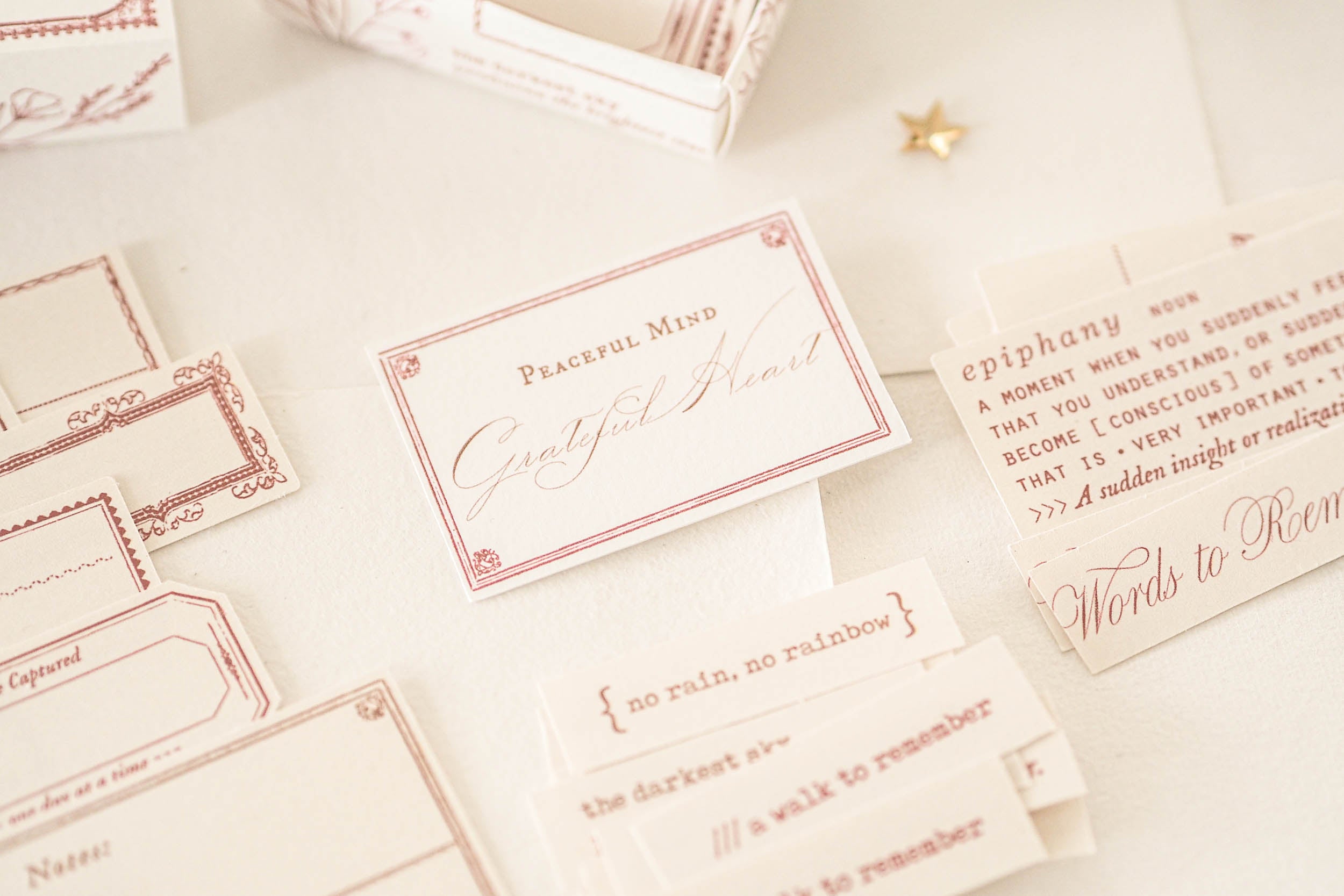 Blinks of Life - Classic Label Box Vol. II - Brown/Vintage Red