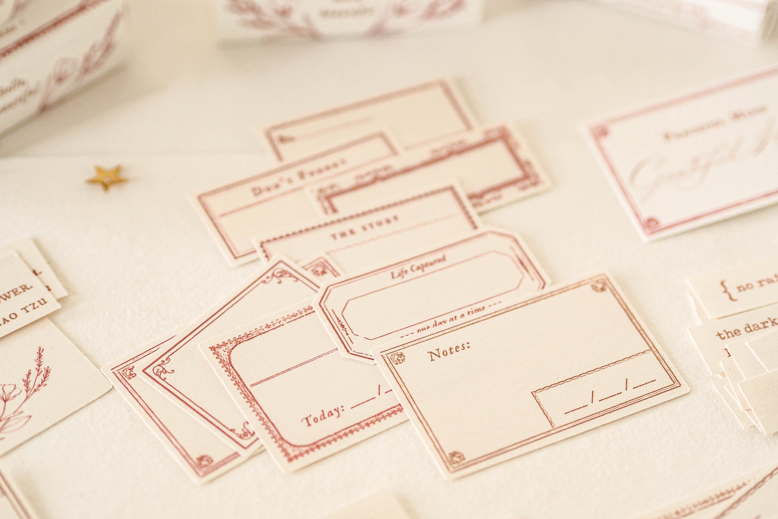 Blinks of Life - Classic Label Box Vol. II - Brown/Vintage Red