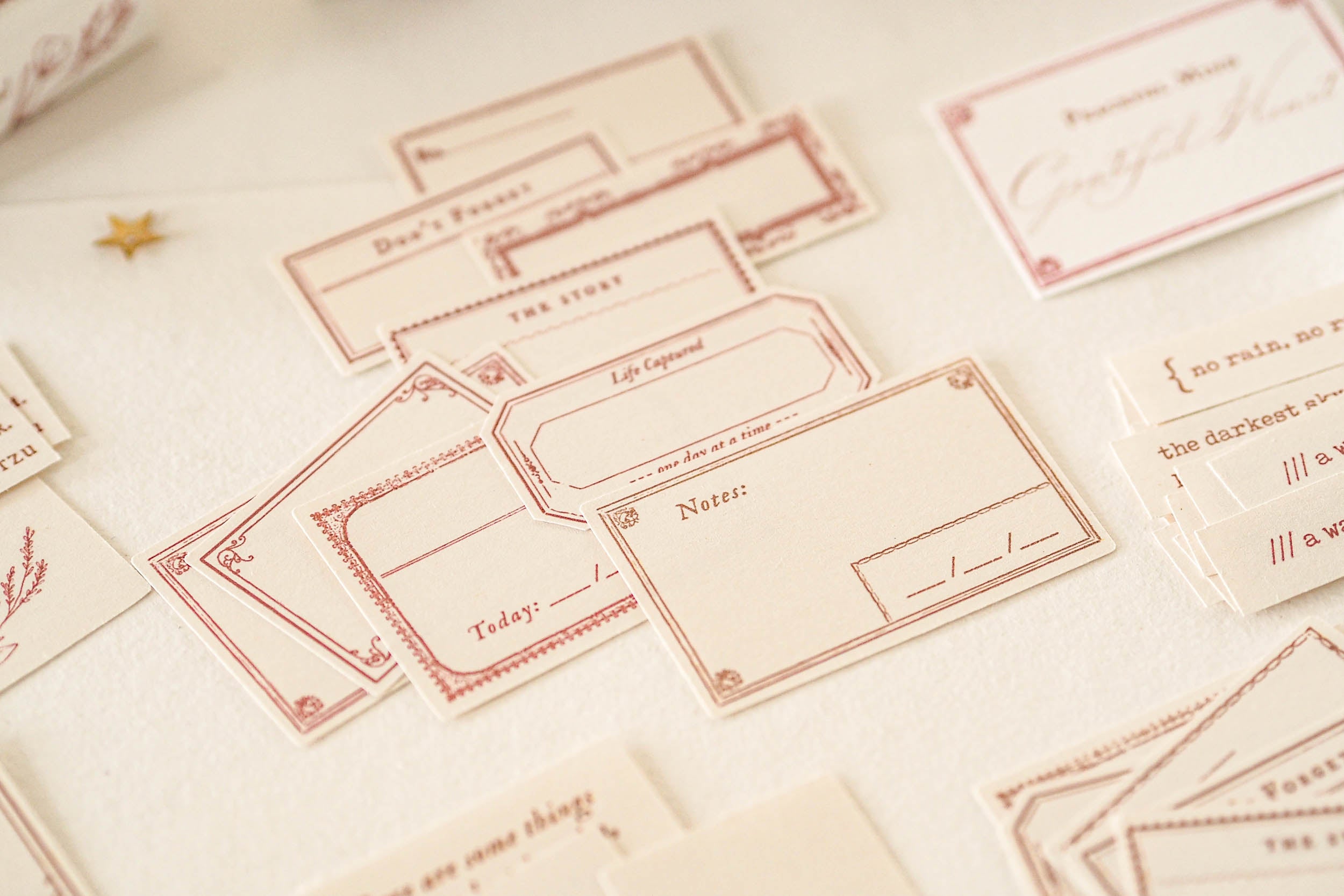 Blinks of Life - Classic Label Box Vol. II - Brown/Vintage Red