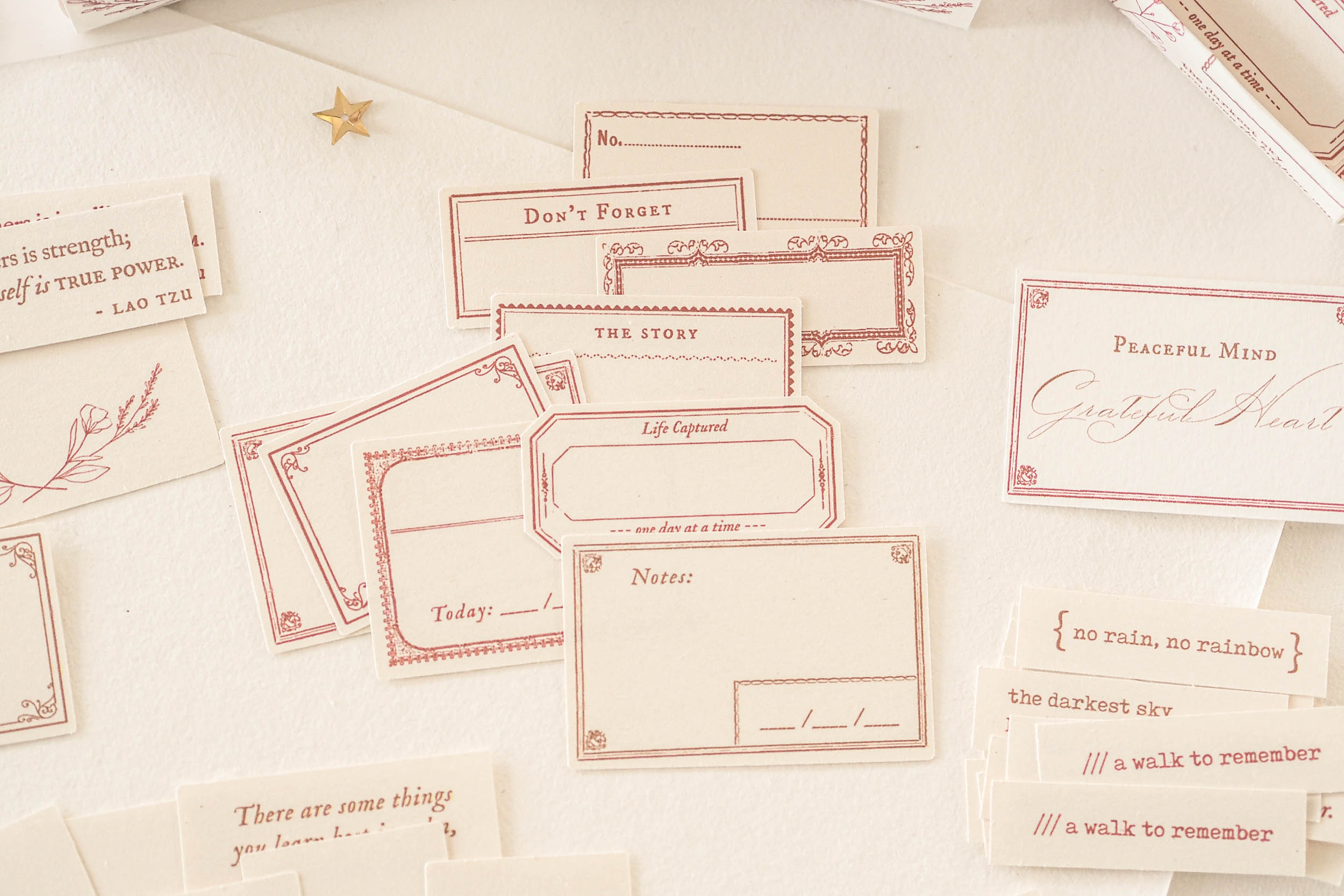 Blinks of Life - Classic Label Box Vol. II - Brown/Vintage Red