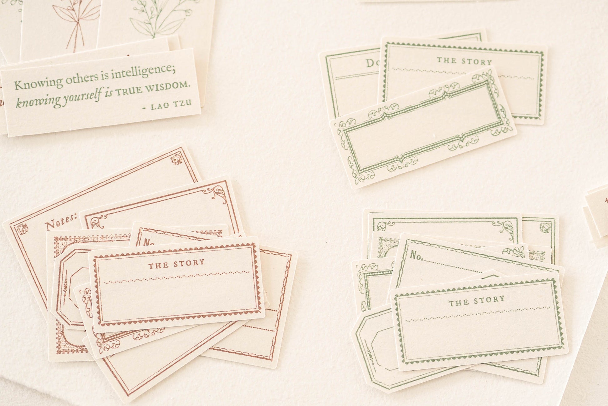 Blinks of Life - Classic Label Box Vol. II - Brown/Sage Green