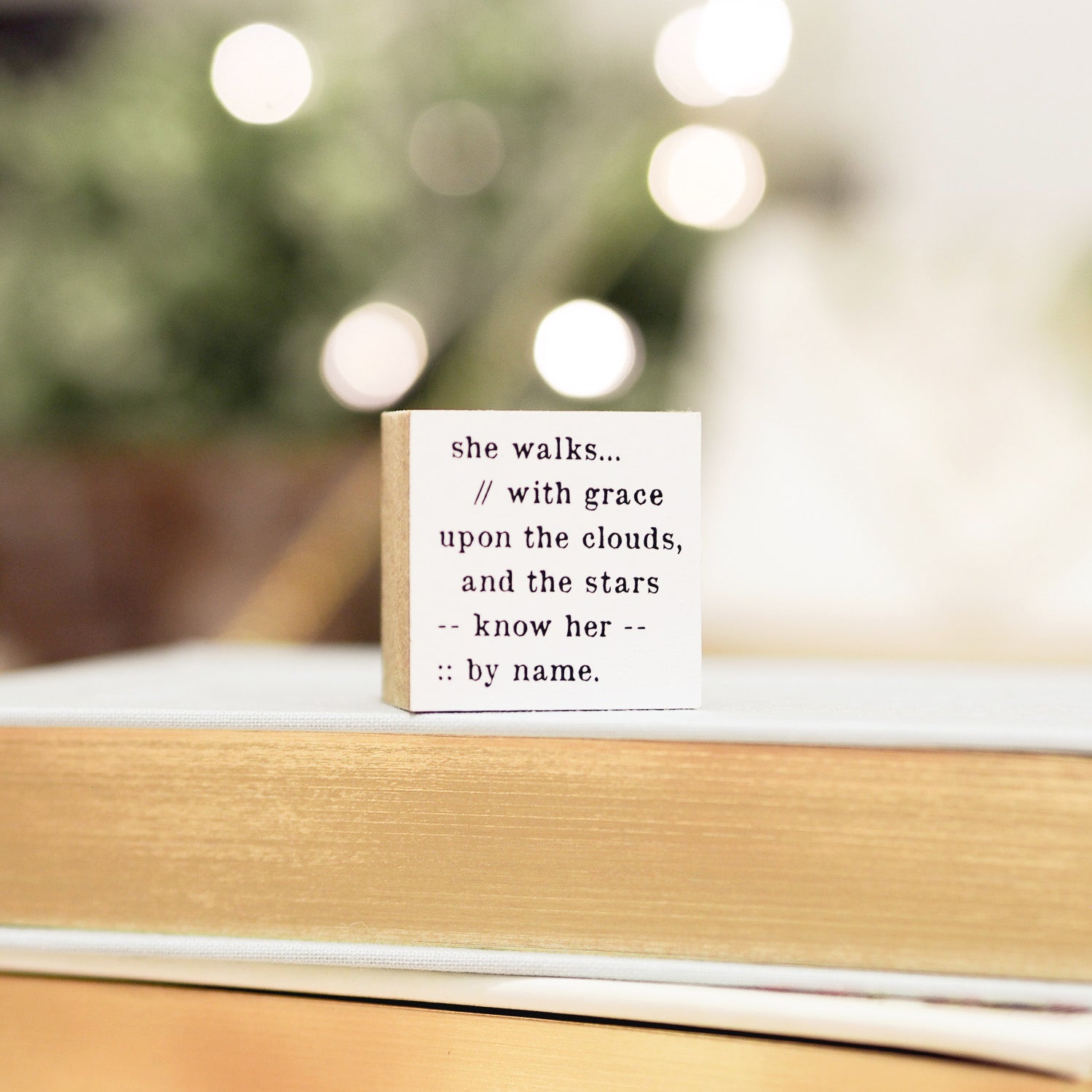 Blinks of Life Journal Quote Stamp - She