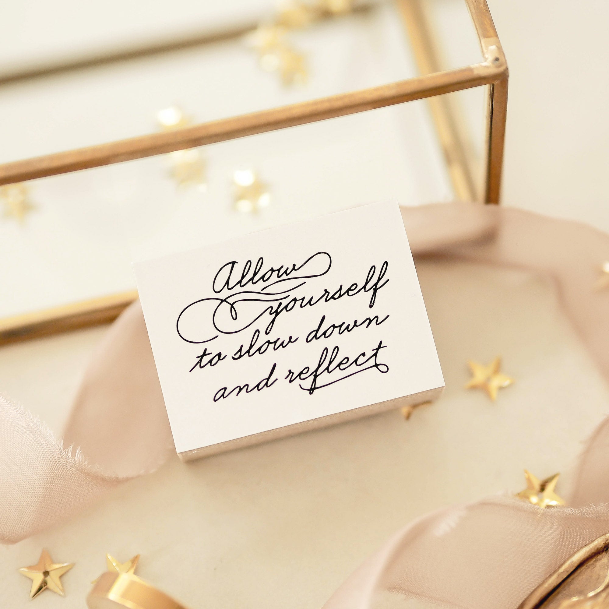 Blinks of Life - Slow Down Rubber Stamp