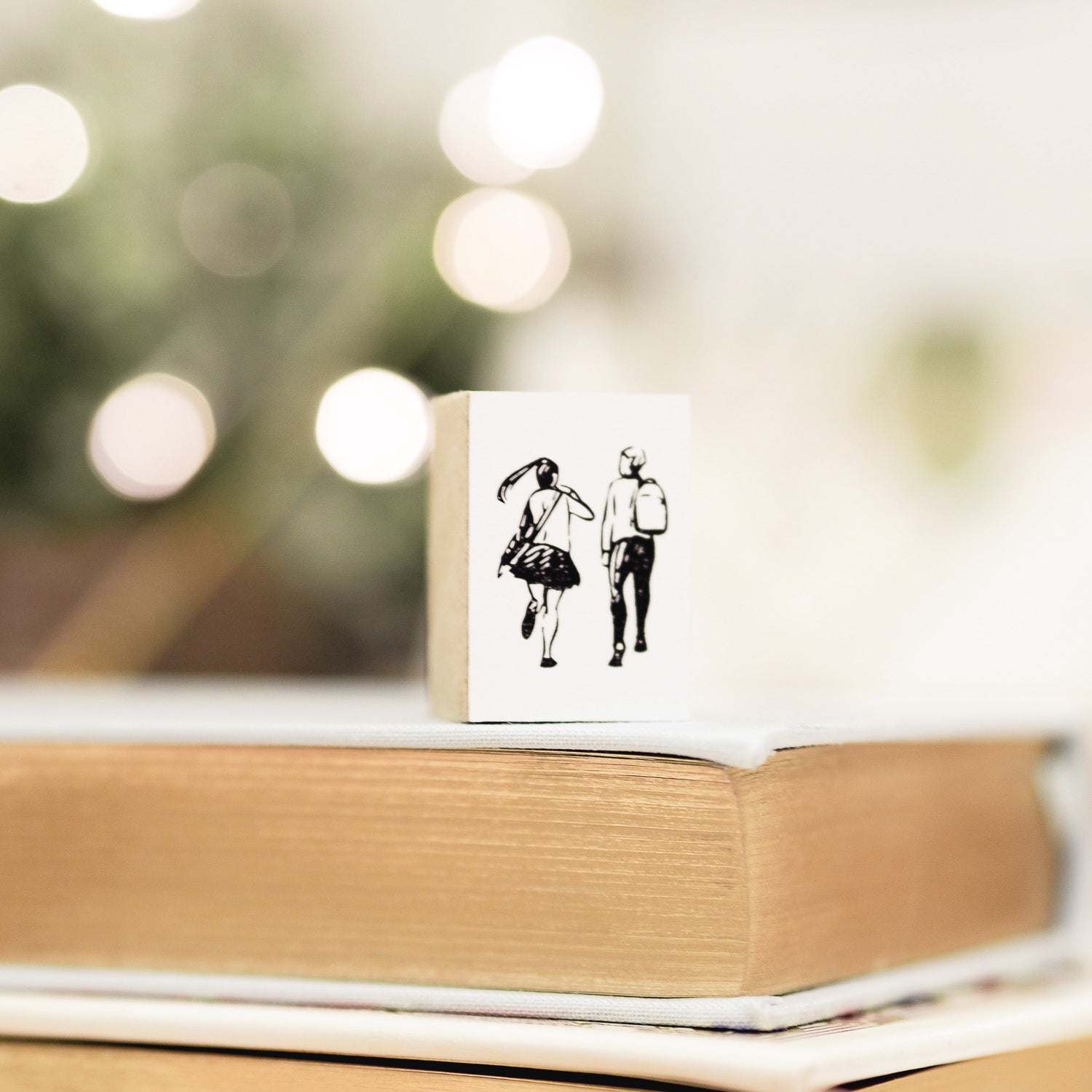 Blinks of Life Journal  Rubber Stamp - Together