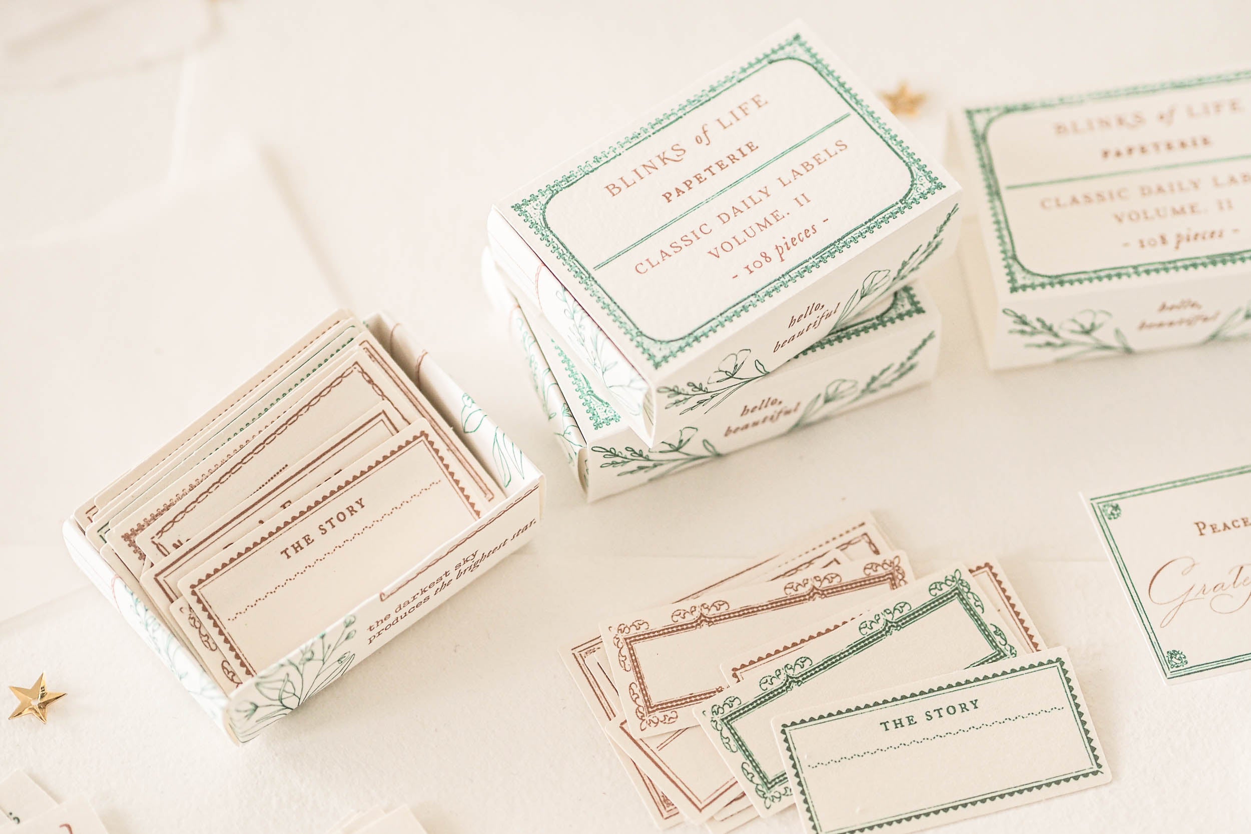 Blinks of Life - Classic Label Box Vol. II - Brown/Vintage Green