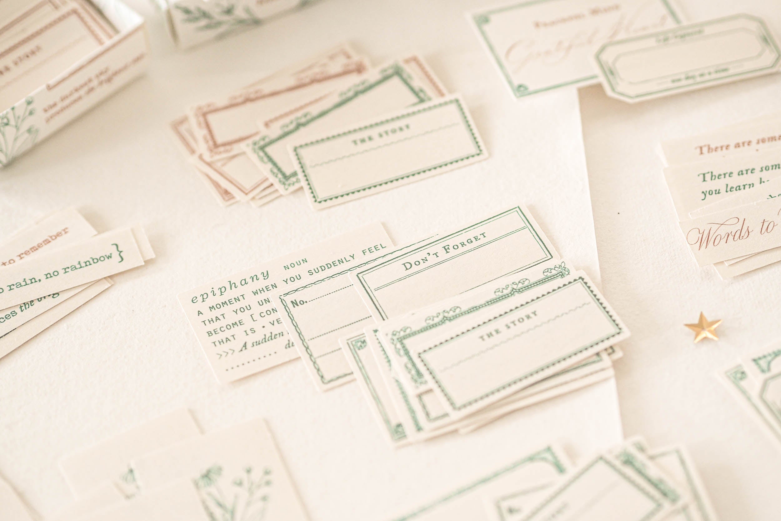 Blinks of Life - Classic Label Box Vol. II - Brown/Vintage Green