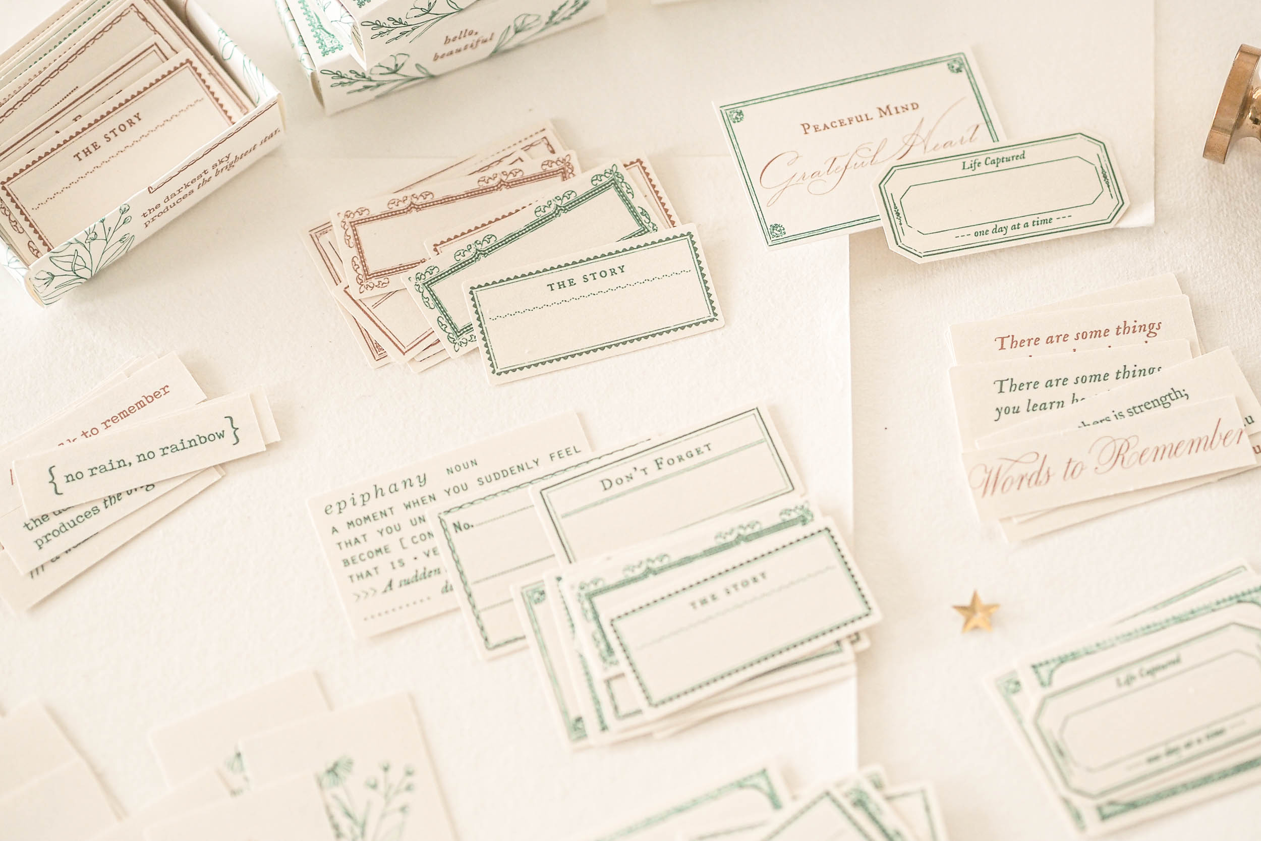 Blinks of Life - Classic Label Box Vol. II - Brown/Vintage Green