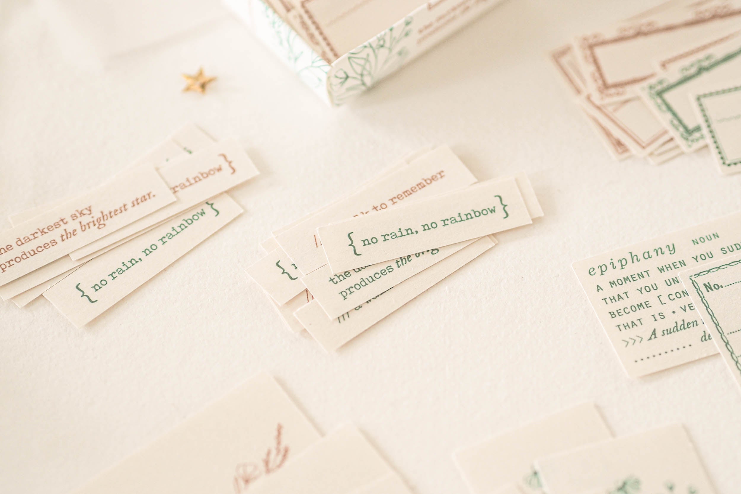 Blinks of Life - Classic Label Box Vol. II - Brown/Vintage Green