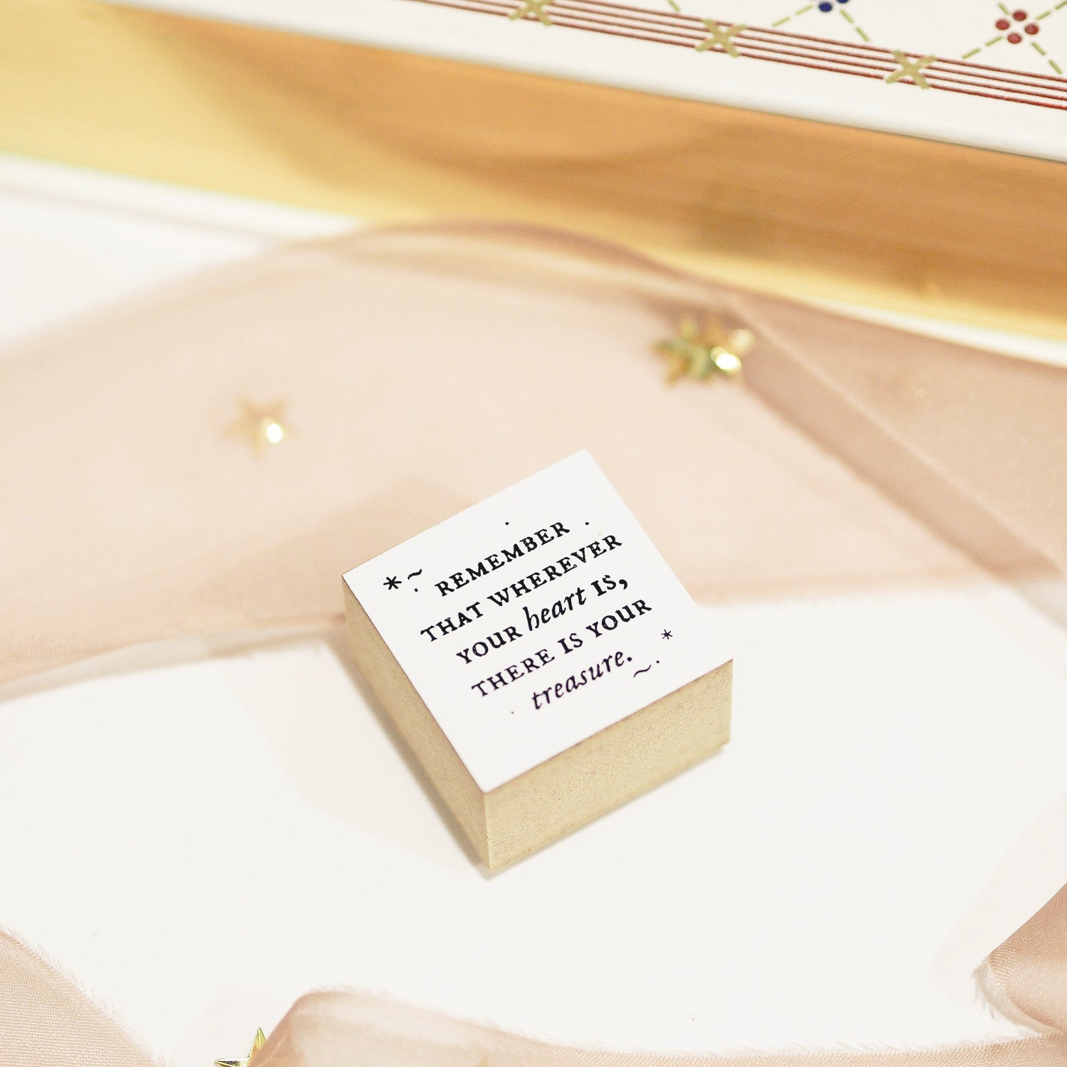 Blinks of Life Journal Quote Stamp - Your Treasure