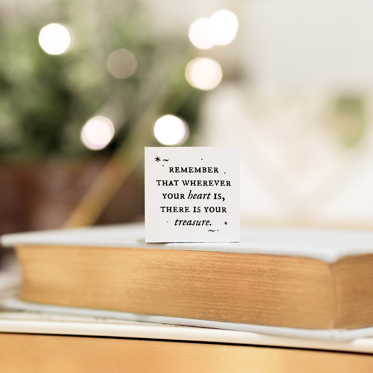 Blinks of Life Journal Quote Stamp - Your Treasure