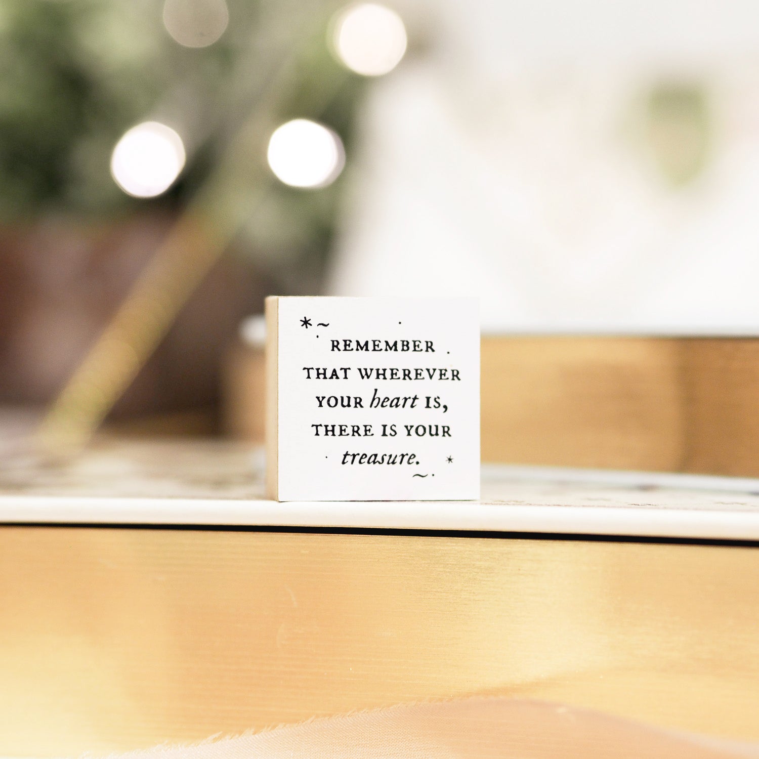 Blinks of Life Journal Quote Stamp - Your Treasure